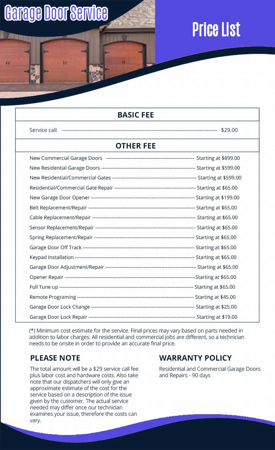 Neighborhood Garage Door Service Bedford, TX 817-791-1839